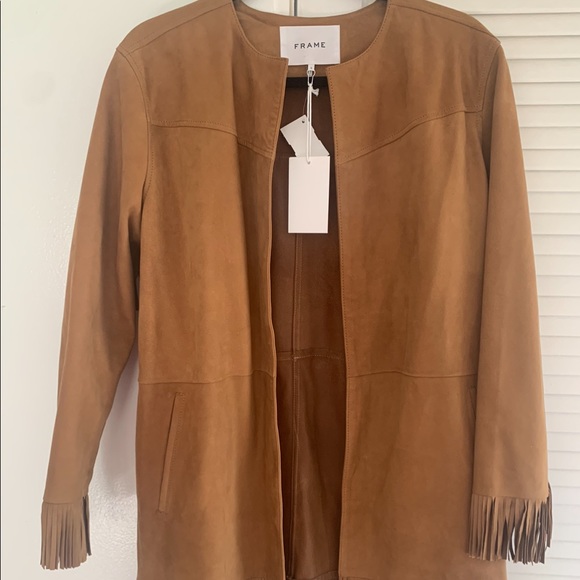 Frame Denim Jackets & Blazers - Frame suede Fringe jacket